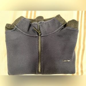 Blue Black Mens Calvin Klein Sweater